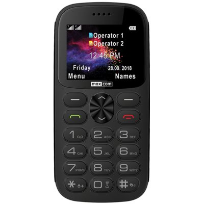 Telefon MAXCOM Comfort MM471 Czarny