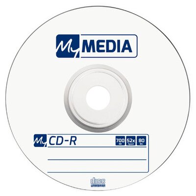 Płyta MY MEDIA Wrap Spindel CD-R, 700 MB, 52x (50 szt.)