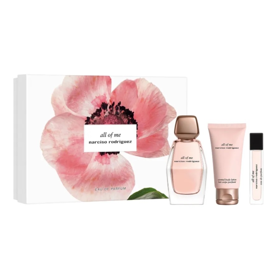 Narciso Rodriguez All Of Me Eau de Parfum zestaw: woda perfumowana damska, 90 ml + woda perfumowana damska, 10 ml + balsam do ciała, 50 ml