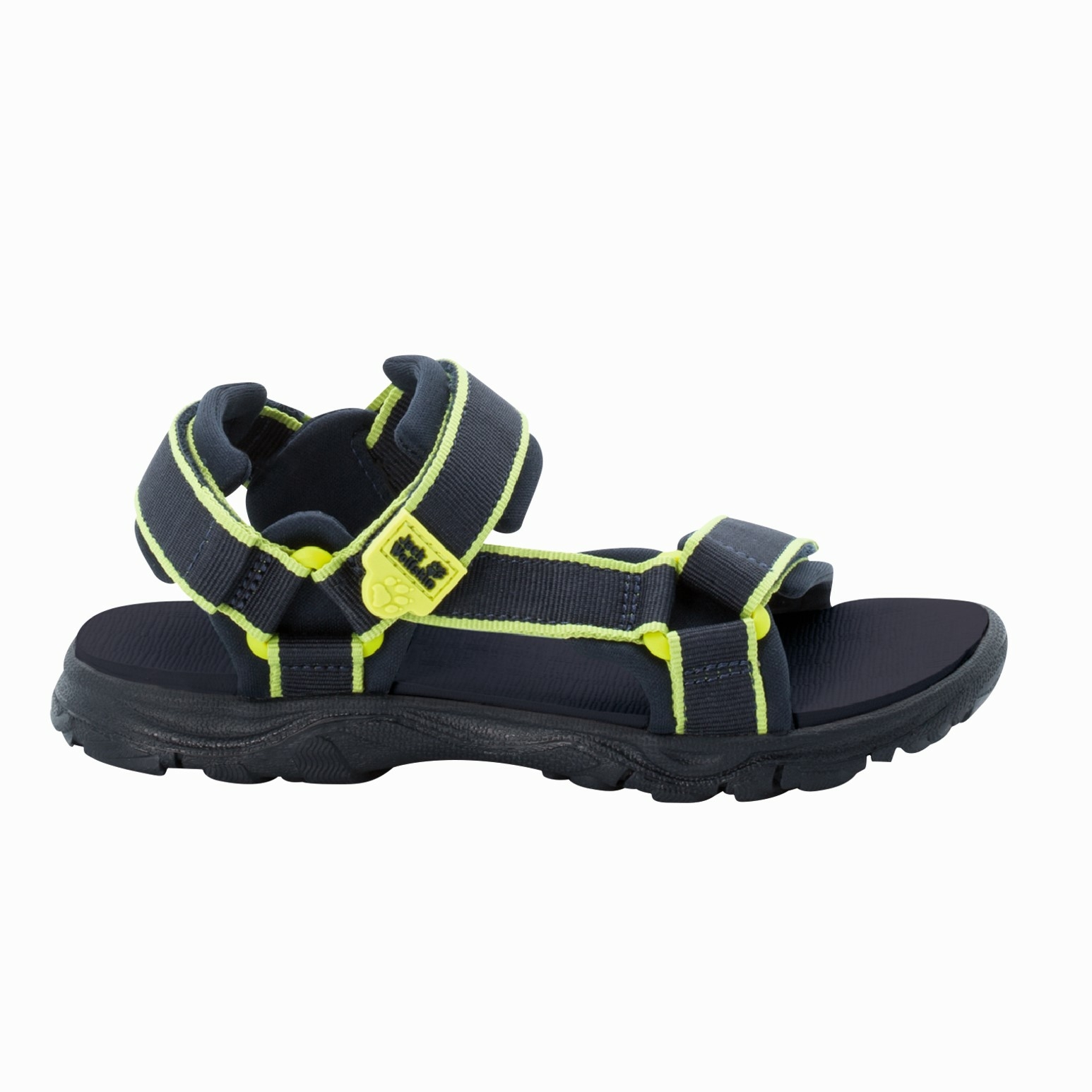 Sandały dziecięce Jack Wolfskin SEVEN SEAS 3 K blue / lime - 30
