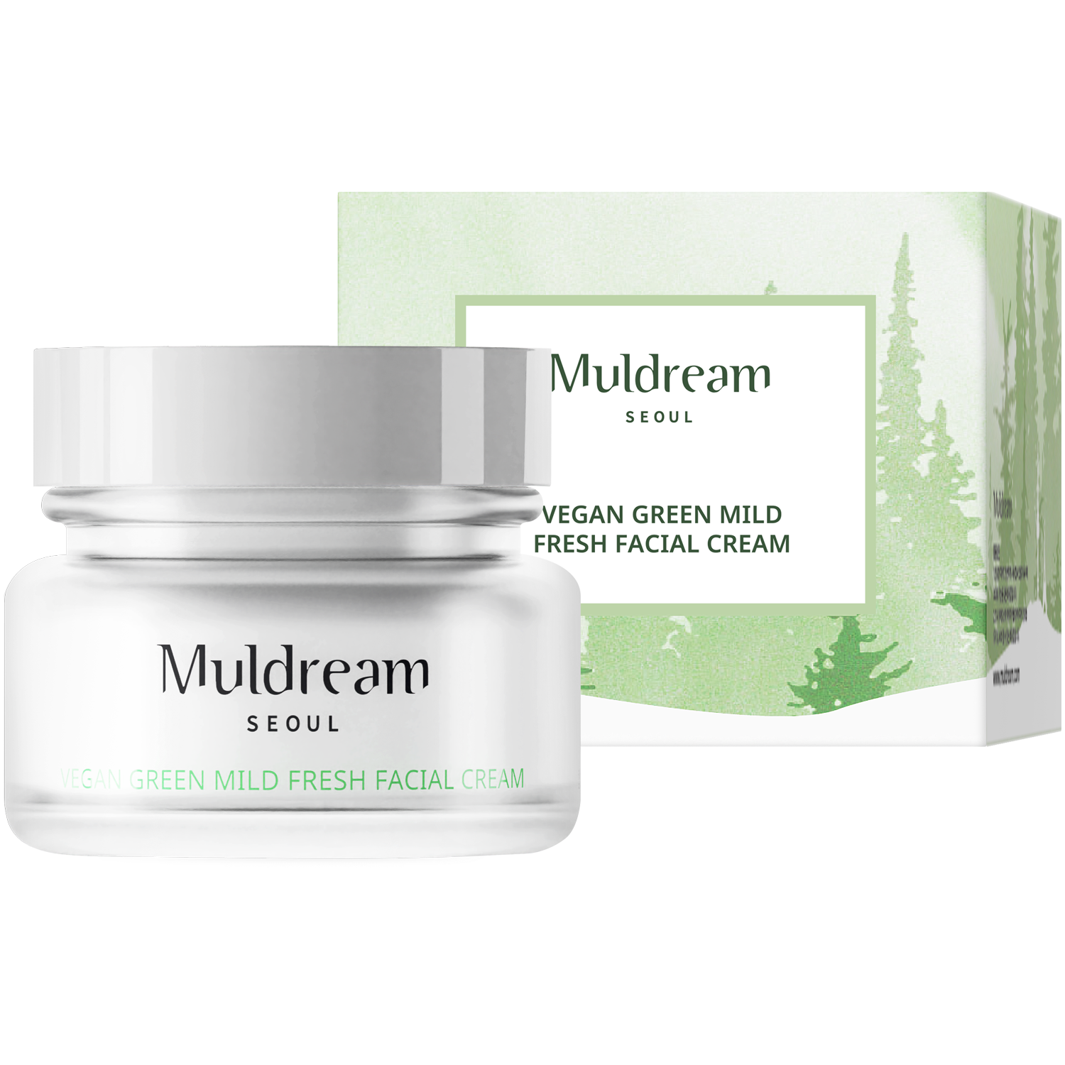Muldream Vegan Green Mild balansujący krem do twarzy, 60 ml
