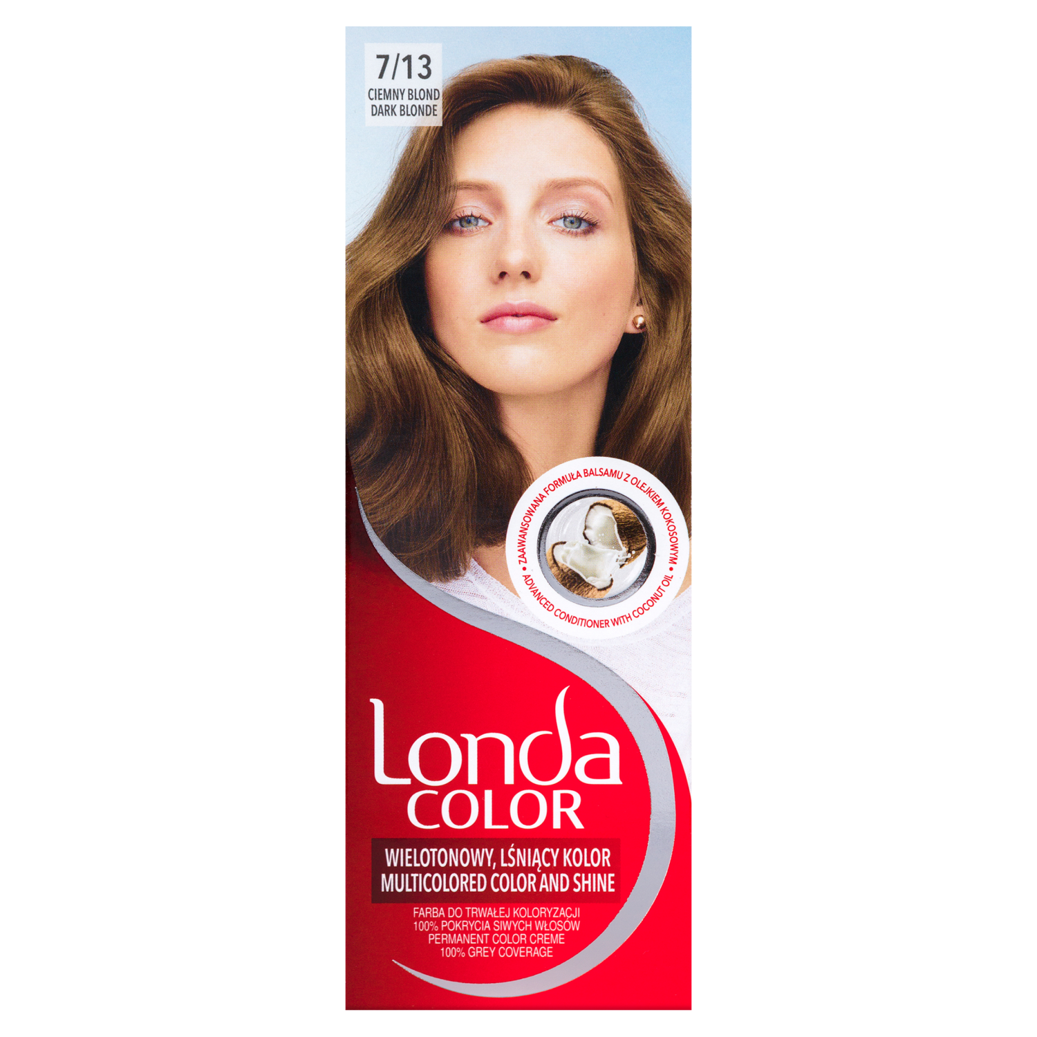 Londa Color kremowa farba do włosów 7/13 ciemny blond, 1 opak.