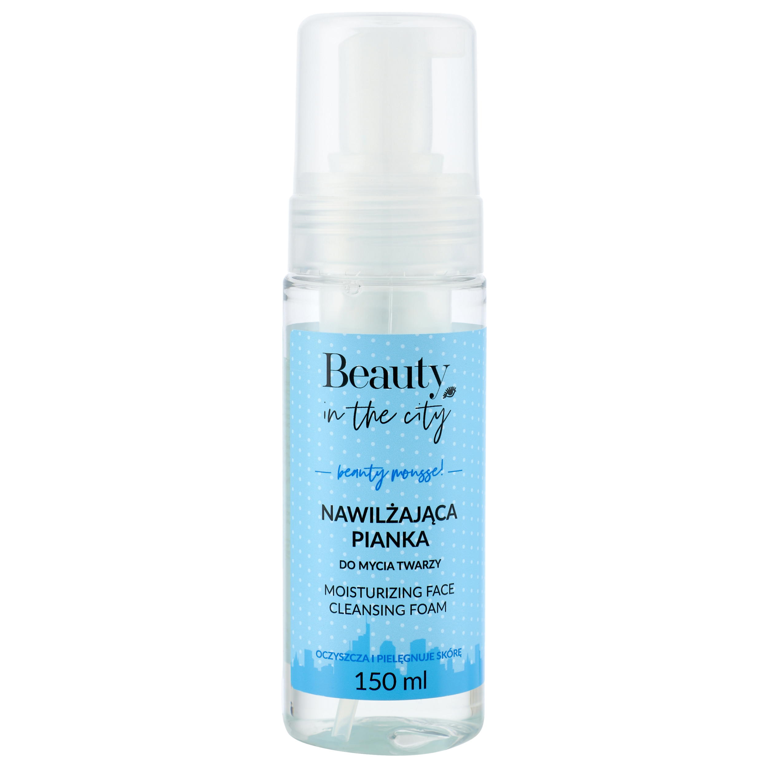 Beauty In The City nawilżająca pianka do mycia twarzy, 150 ml