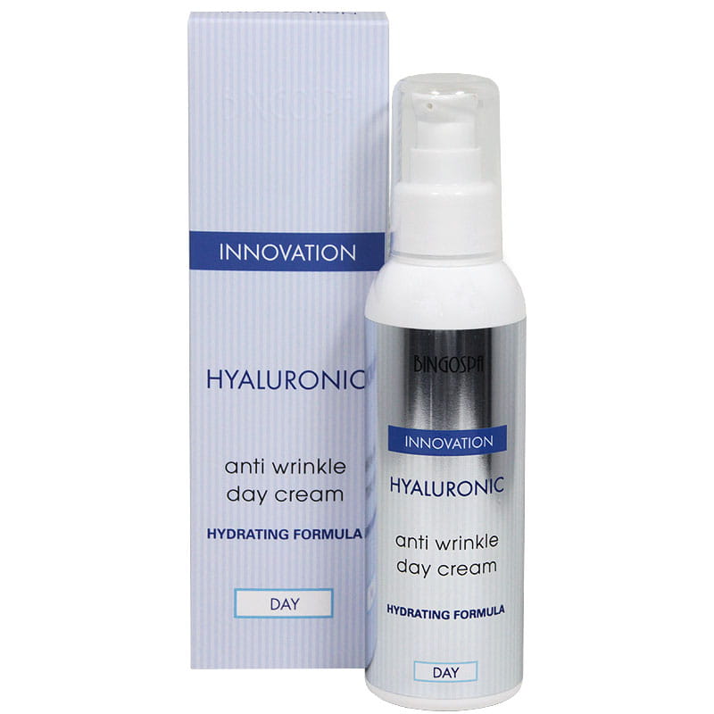 Bingospa hialuronowy krem do twarzy przeciwzmarszczkowy z formułą nawilżającą duży, 135 g