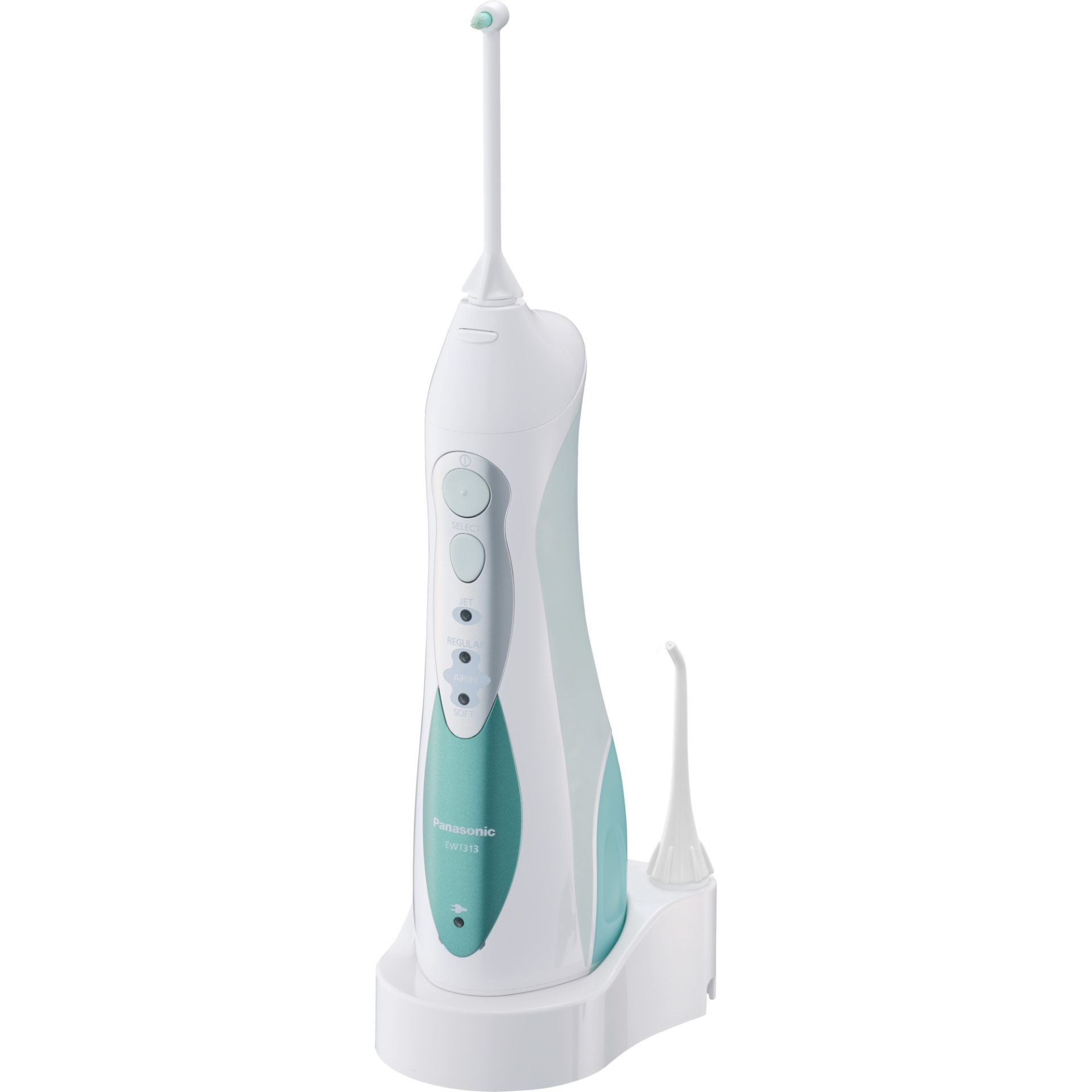 Panasonic EW1313G303 irygator z dyszą do aparatów ortodontycznych biało-zielony, 1 szt