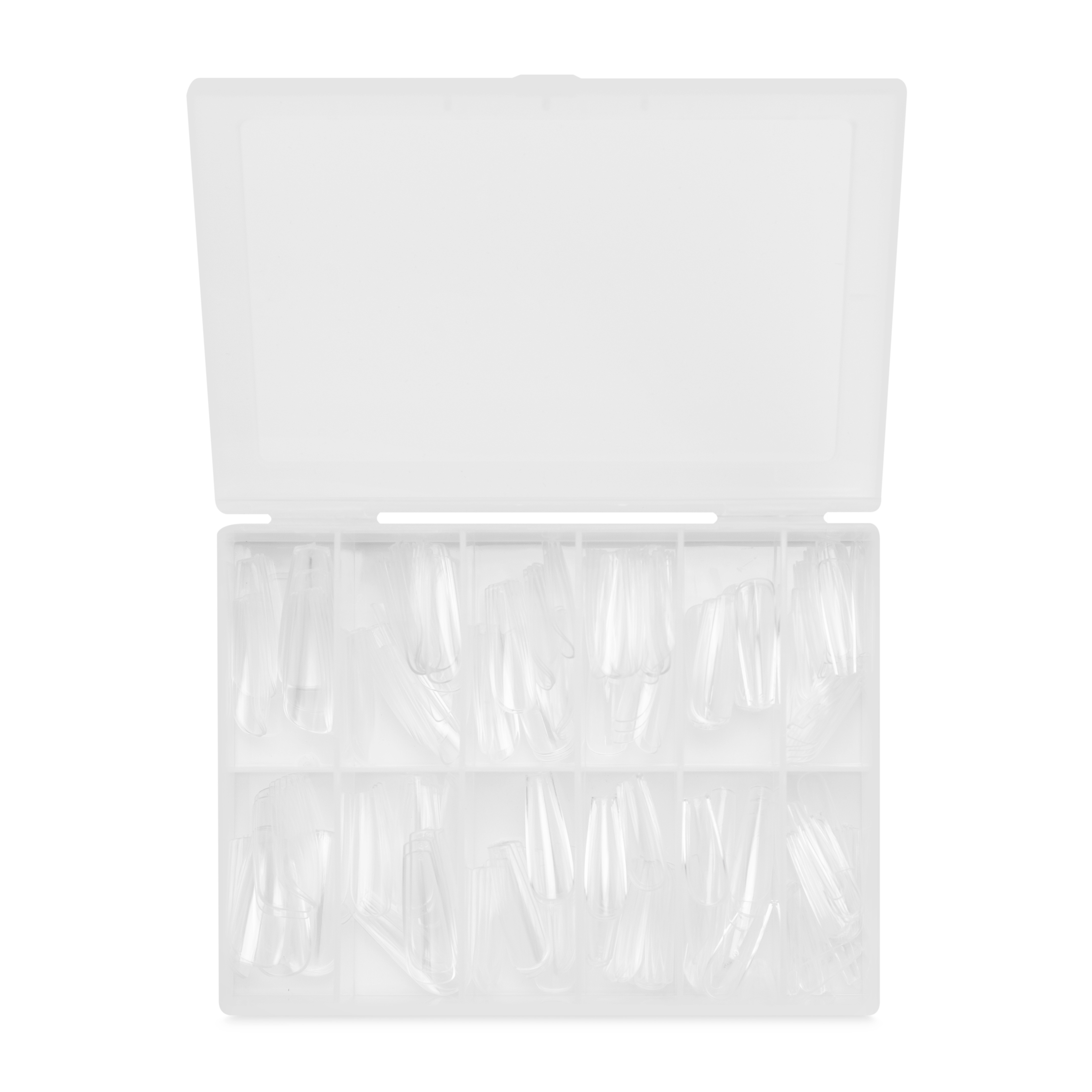 Mani King Instant Nails Full Cover Tips gotowe elastyczne paznokcie A3 trumienka, 240 szt./1 opak.