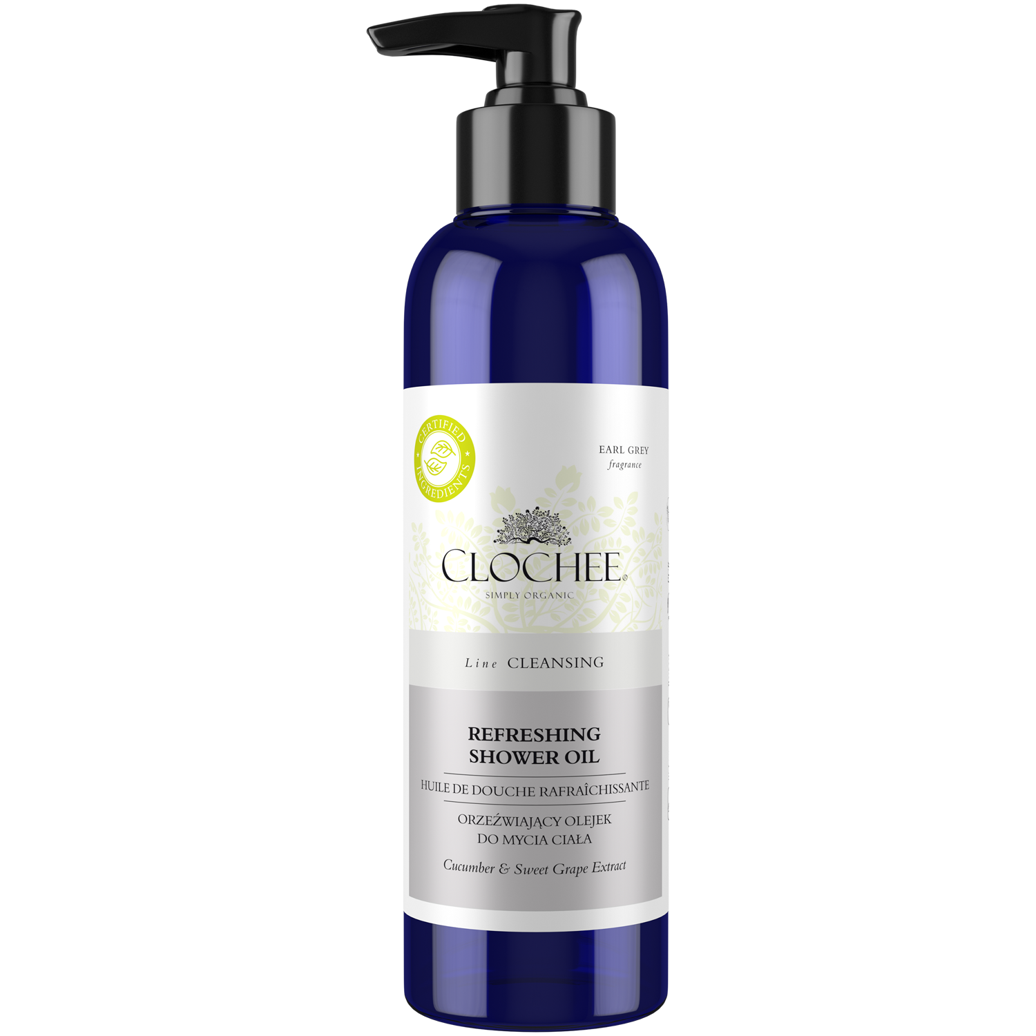 Clochee Cleansing orzeźwiający olej do ciała, 250 ml