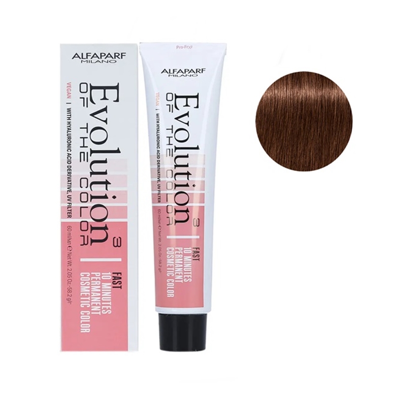 Alfaparf Evolution of the Color Cube 10 Minutes trwała farba do włosów 6 ciemny złoty blond, 60 ml