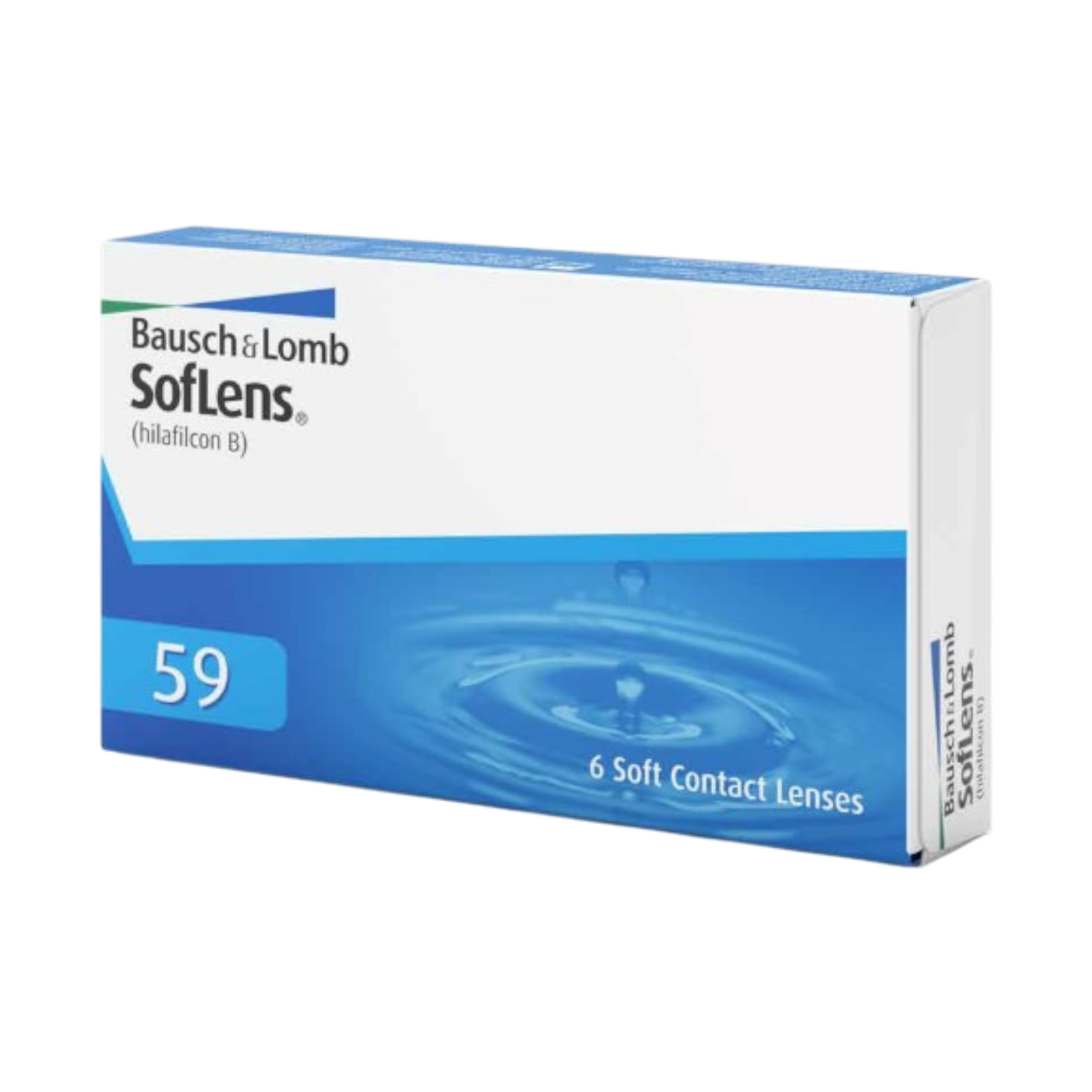 Soflens 59 miesięczne soczewki kontaktowe, moc -04.50, 6 szt./1 opak.