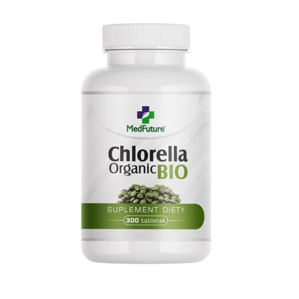 MedFuture Chlorella Organic Bio suplement diety, 300 tabl./1 opak.