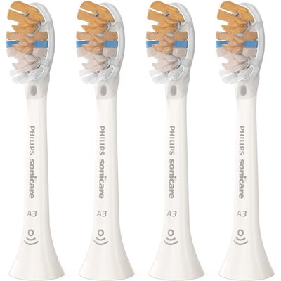 Oryginalne końcówki Philips Sonicare HX9094/10 Miękkie włókna (4 szt. zapas na rok) (Kompleksowa zaawansowana pielęgnacja)