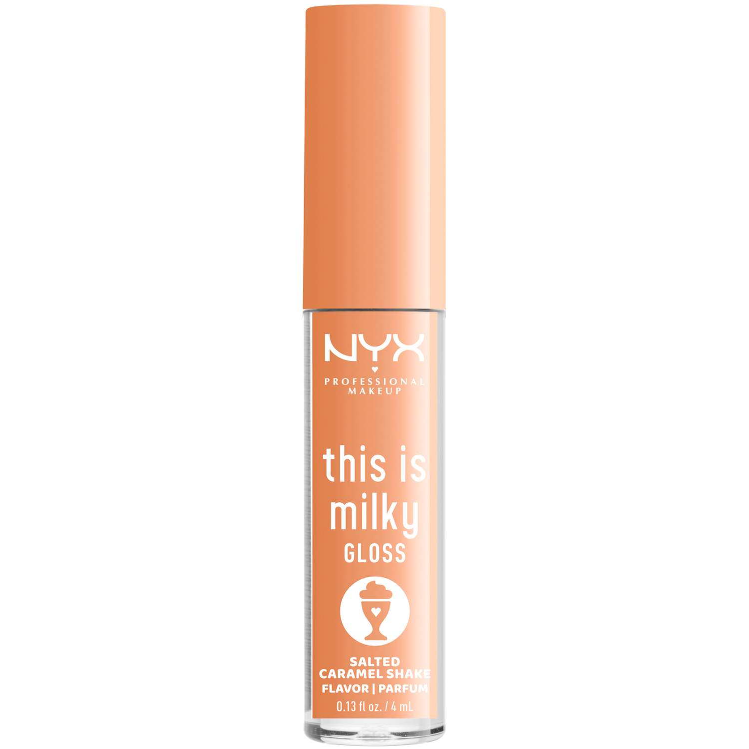 NYX Professional Makeup This Is Milky Gloss błyszczyk do ust salted caramel shake, 4 ml