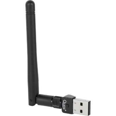 Karta sieciowa QUER KOM0640 USB-A, Zewnętrzna, 2.4 GHz