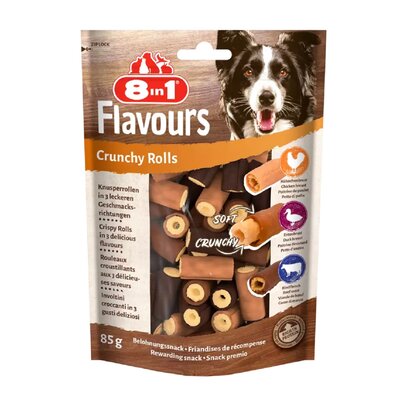 Przysmak dla psa 8IN1 Flavours Crunchy Rolls 85 g