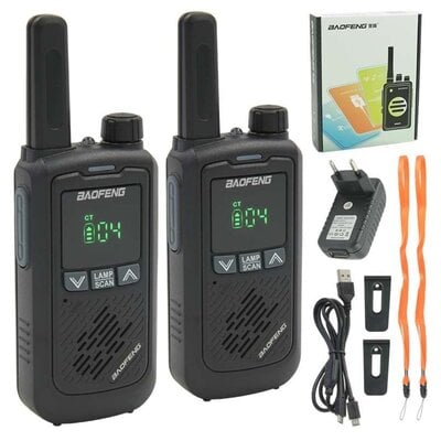 Krótkofalówka BAOFENG BF-T17 SET Czarny