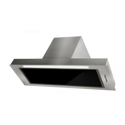 Okap AFRELLI AW-5 Piano Classic 90 Inox/czarne szkło 428m3/h 65dB klasa D