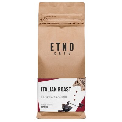 Kawa ziarnista ETNO CAFE Italian Roast Arabica 1 kg