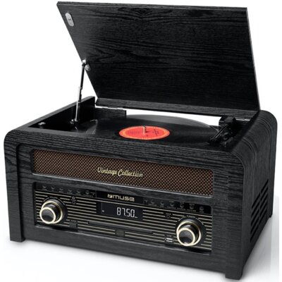 Gramofon MUSE MT-115 W Bluetooth USB Czarny