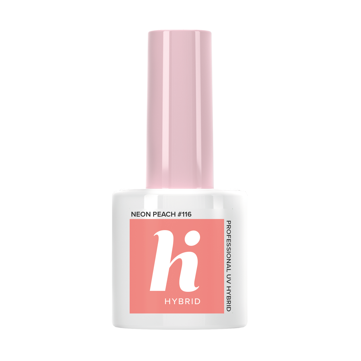 Hi Hybrid lakier hybrydowy do paznokci 116 neon peach, 5 ml