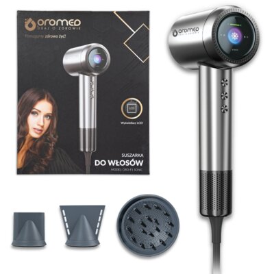 Suszarka OROMED Oro-F1 Sonic Srebrno-szary 1600W