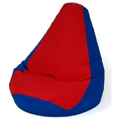 Pufa worek GO GIFT Grusza Niebiesko-czerwony XL 130 x 90