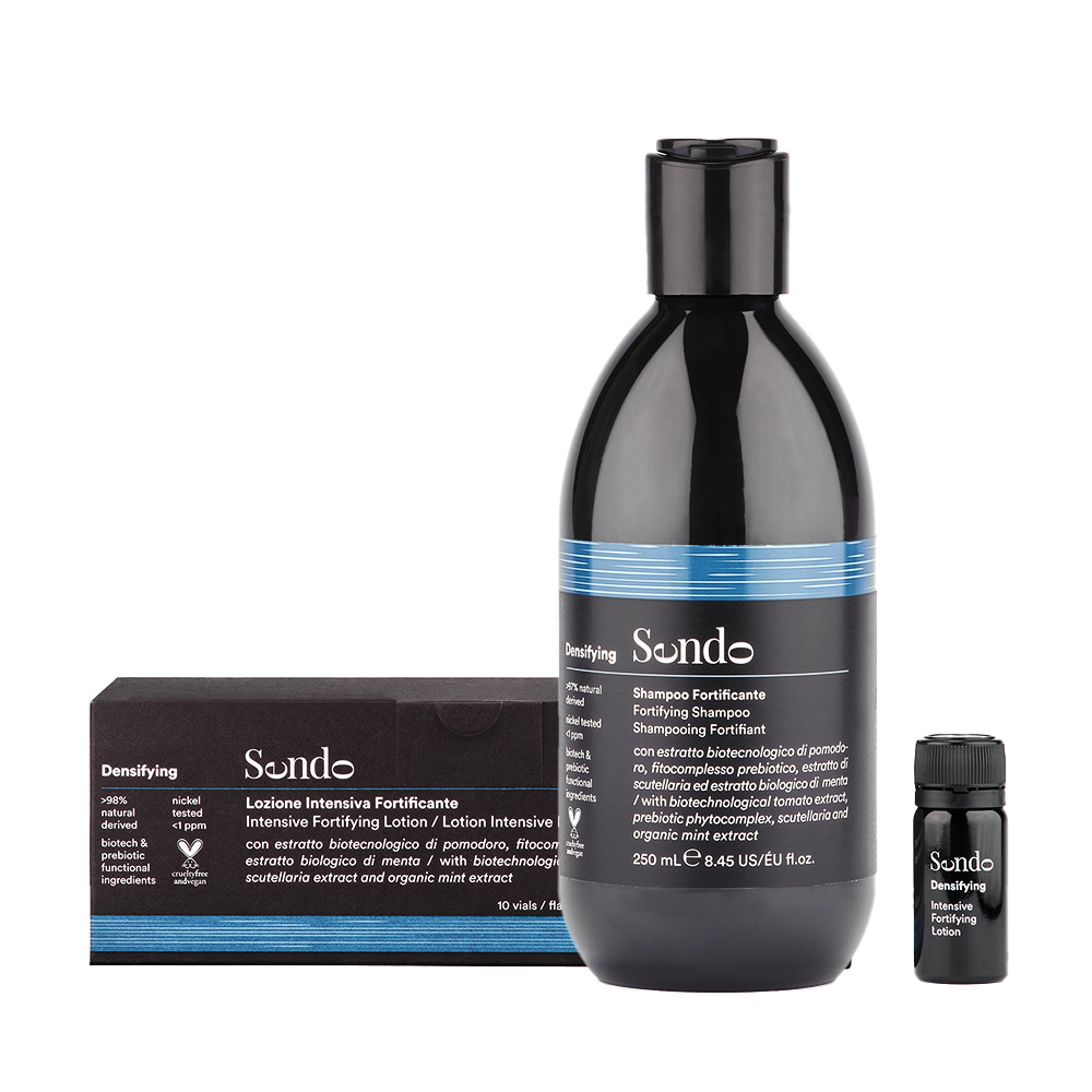 Sendo Densifying zestaw na wypadanie włosów: szampon, 250 ml + kuracja, 10x6 ml