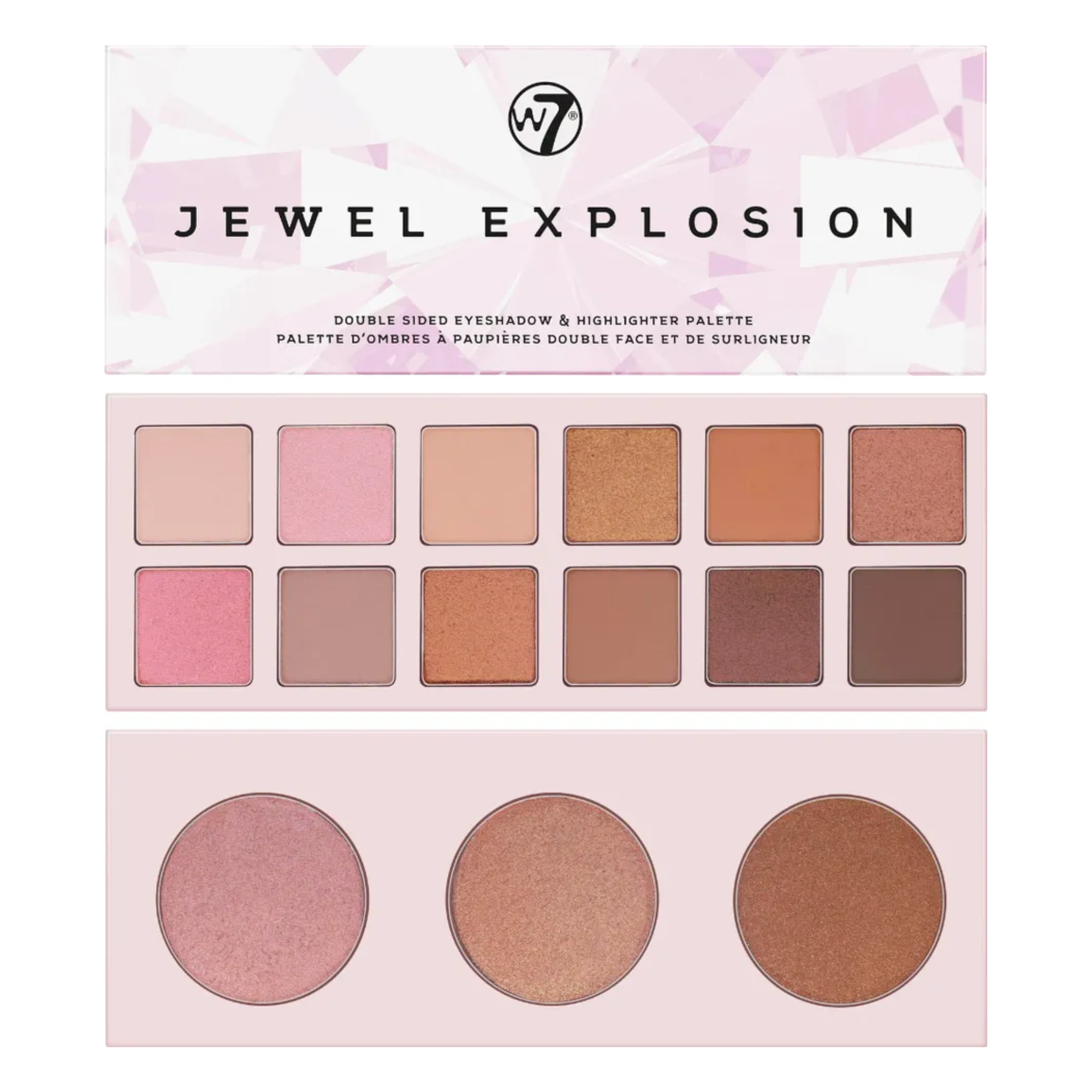 W7 Jewel Explosion paleta do makijażu, 26 g