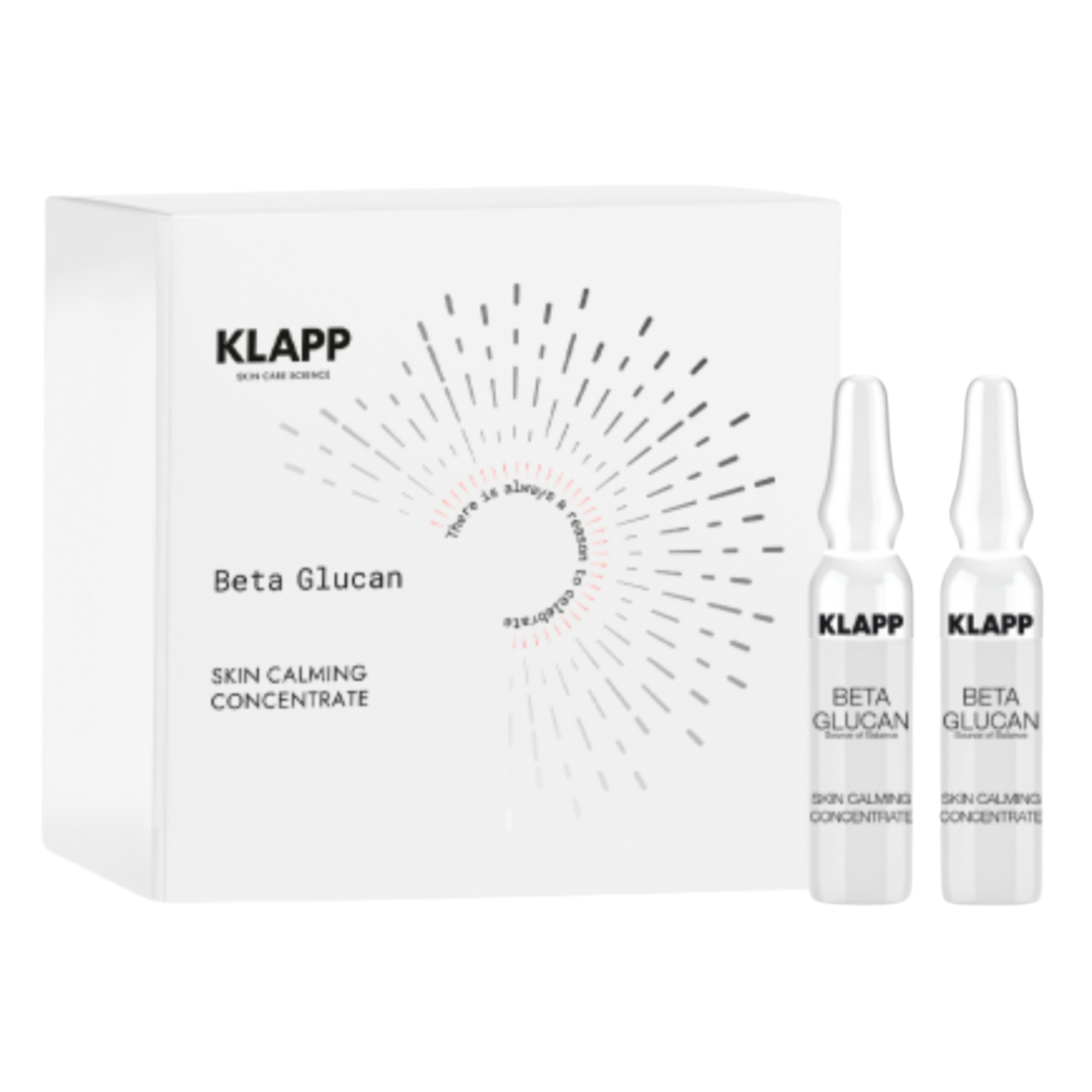 Klapp Beta Glucan ampułki łagodzące do twarzy, 2x2 ml/1 opak.