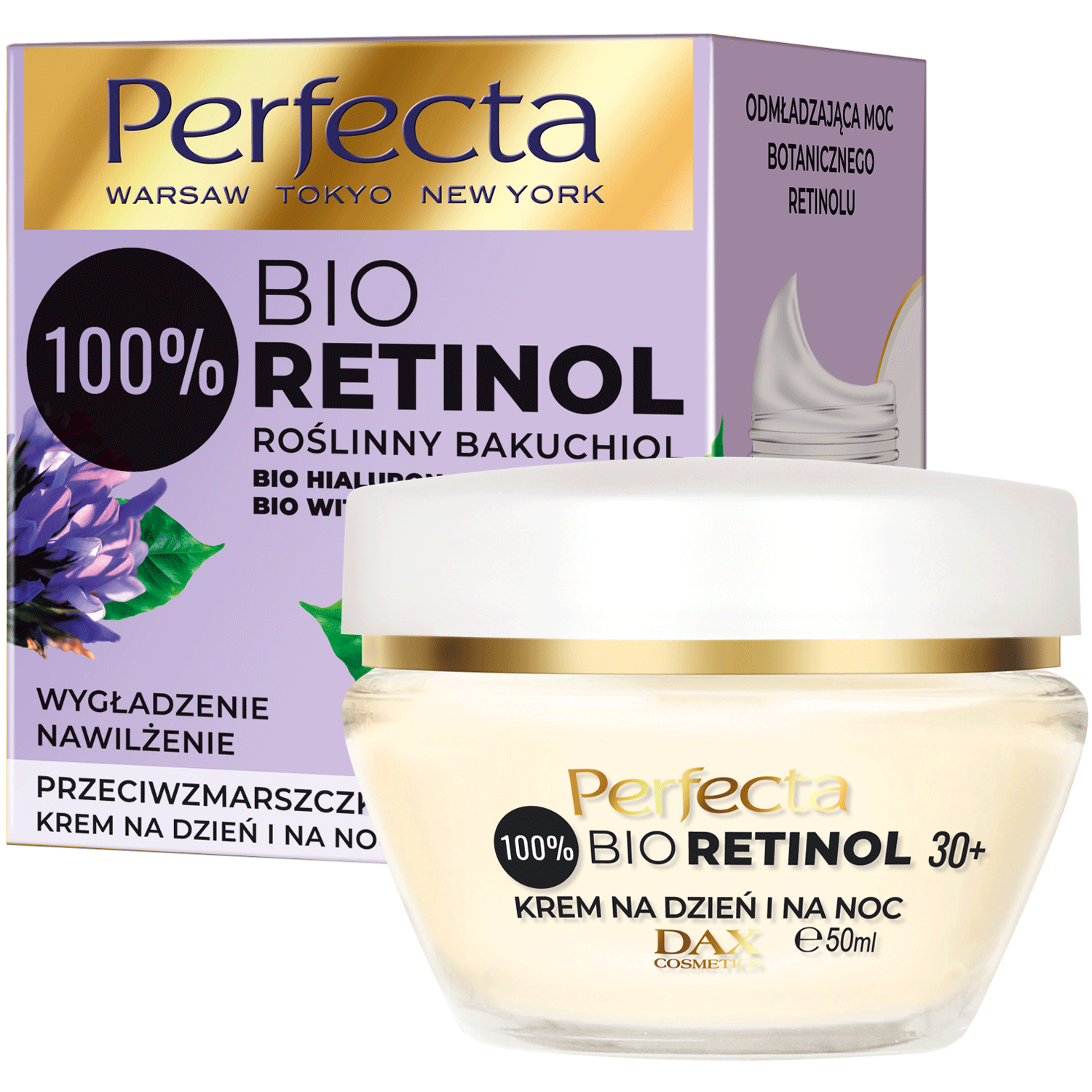 Perfecta Bio Retinol krem do twarzy na dzień i na noc 30+, 50 ml