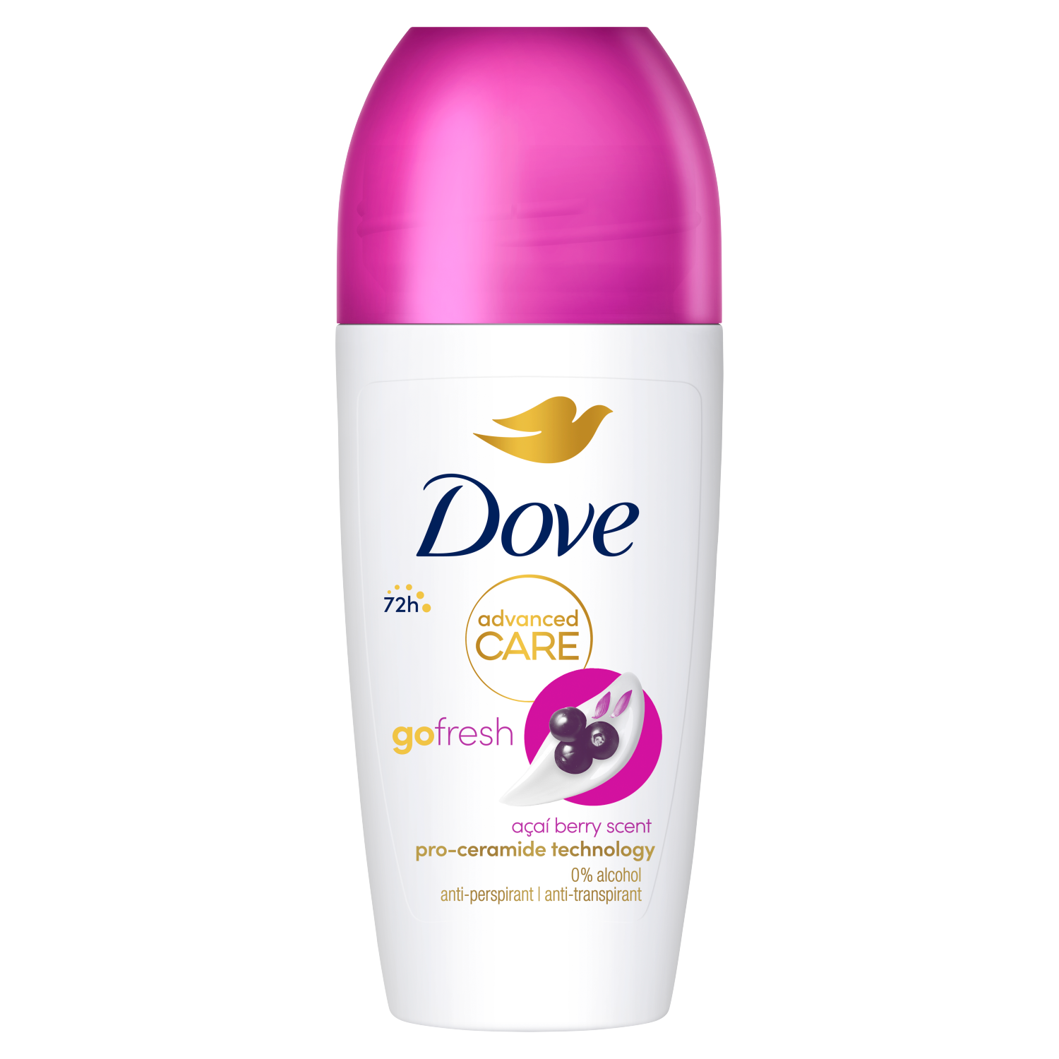 Dove Advanced Care Acai Berry Scent antyperspirant w kulce damski, 50 ml