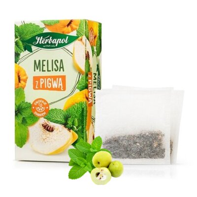 Herbata HERBAPOL Melisa z pigwą (20 sztuk)