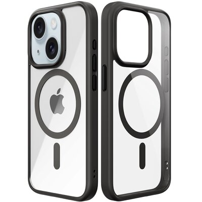 Etui ROCK Guard MagSafe do Apple iPhone 15 Czarno-przezroczysty