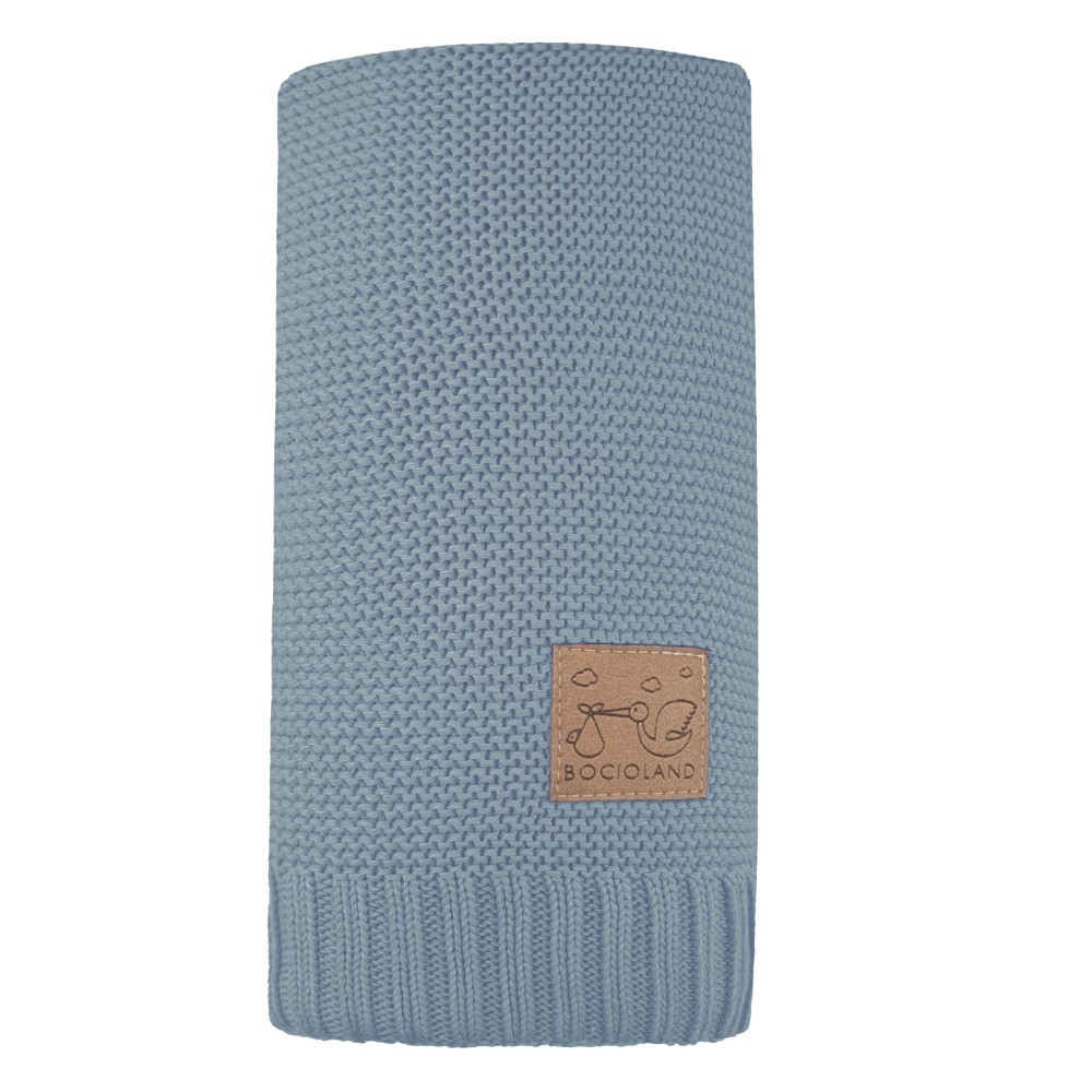 Bocioland kocyk bambusowy paris jeans 80x100 cm, 1 szt.