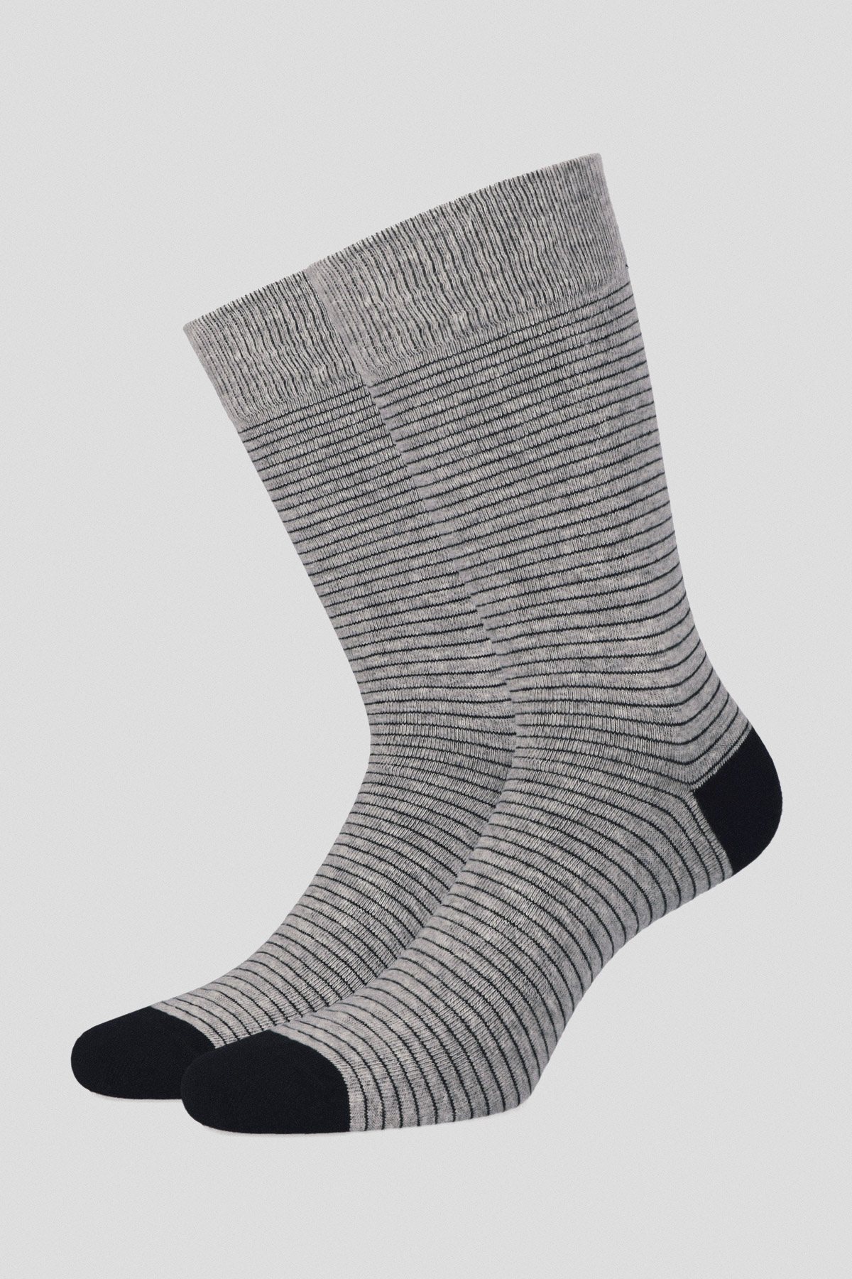 Lancerto Skarpety Szare w Paski