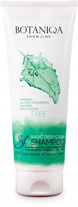 Botaniqa Show LineBasic Deep Clean skoncentrowany szampon dla psa dogłębnie myjący 250 ml