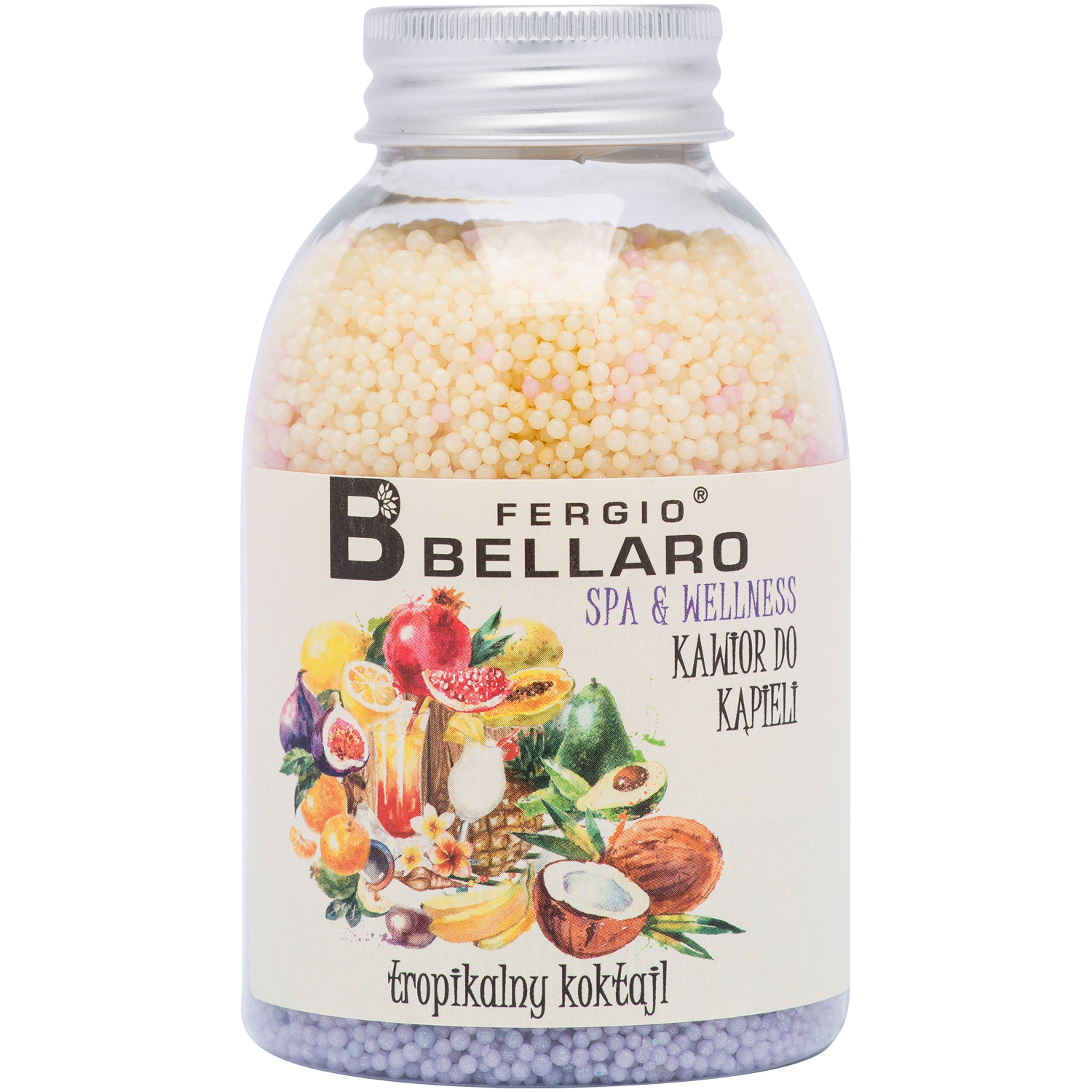 Fergio Bellaro Tropikalny koktajl kawior do kąpieli, 190 g