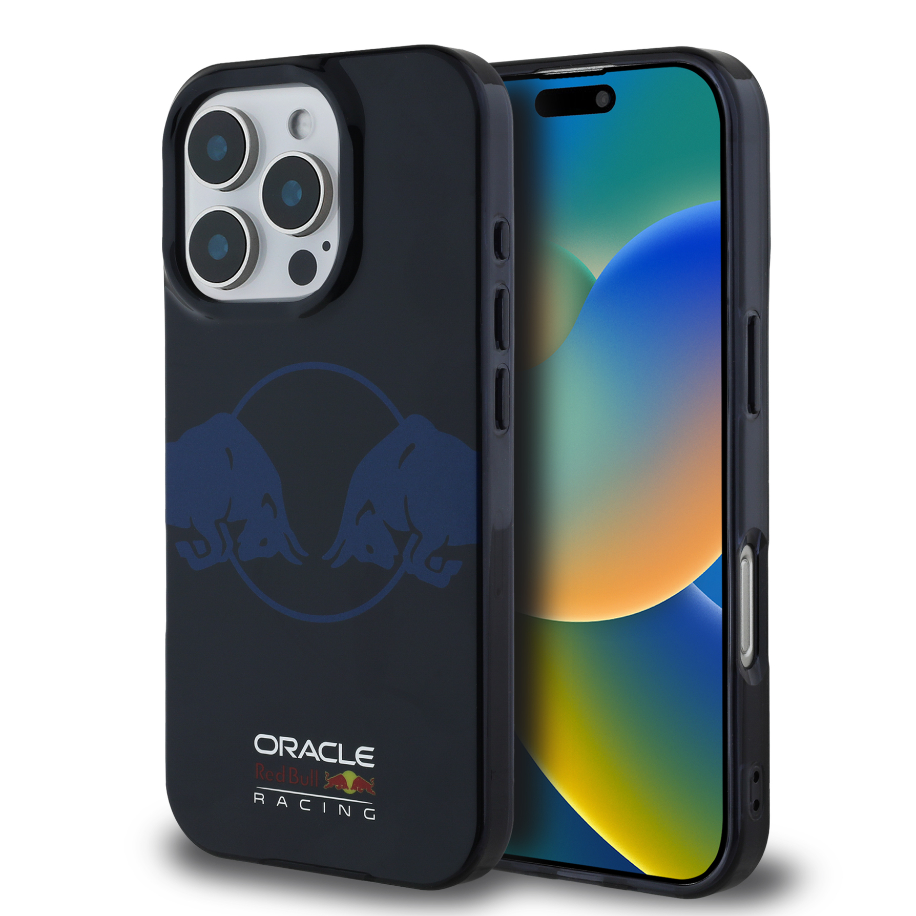 Red Bull IML Two Bulls MagSafe granatowy - etui iPhone 16 Pro