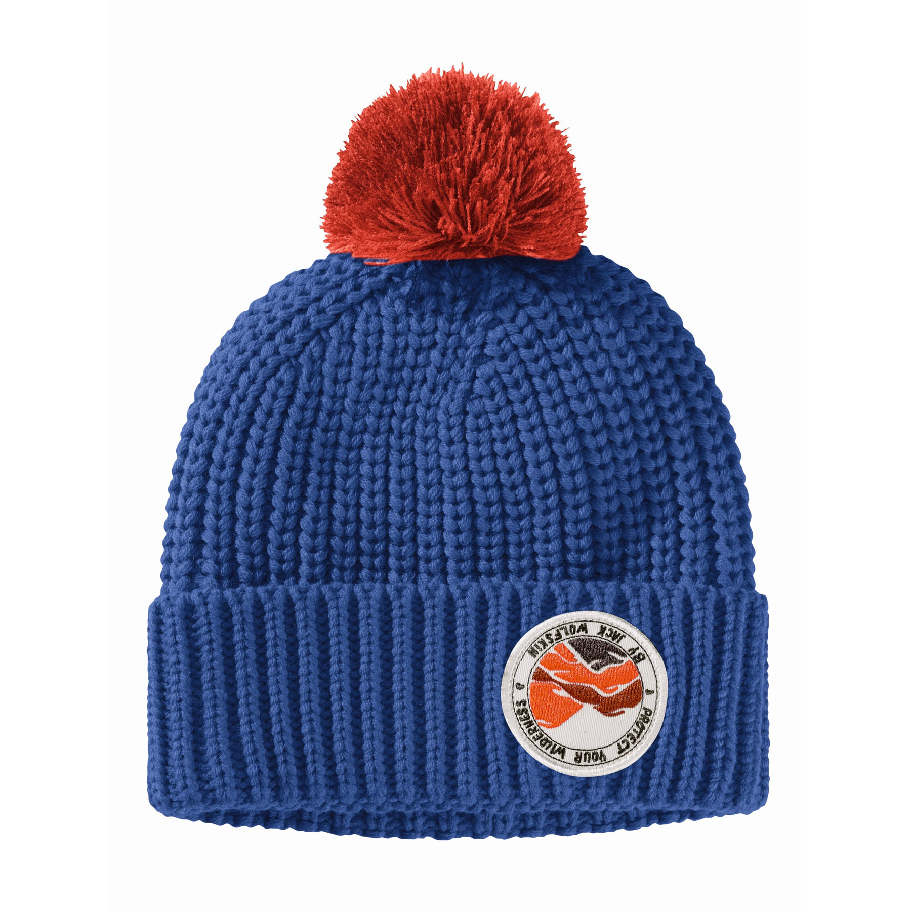Dziecięca czapka zimowa Jack Wolfskin POMPOM BADGE BEANIE K nordic sky - S
