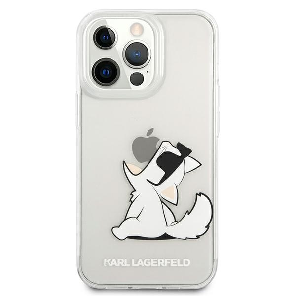 Karl Lagerfeld Choupette Eat Transparent - etui do iPhone 13 Pro