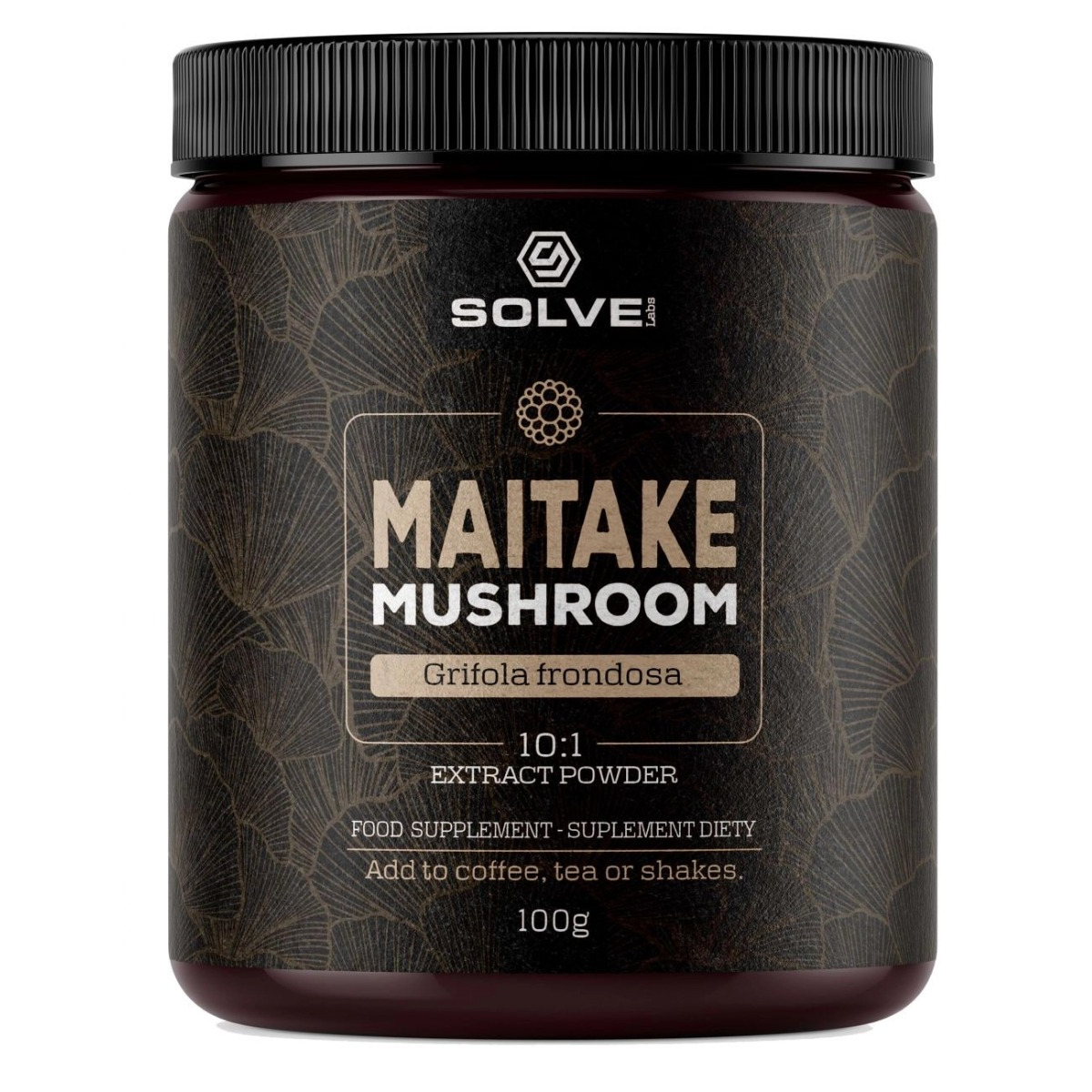 Solve Labs Maitake (Żagwica listkowata) 10:1 Mushroom Powder suplement diety, 100 g