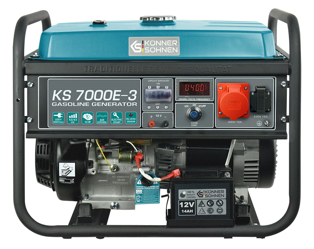 Agregat prądotwórczy KS 7000E-3 AVR 5.5 kW / 13 KM K&S