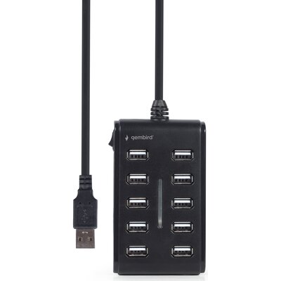 Hub GEMBIRD UHB-U2P10P-01 USB 2.0, Pasywny