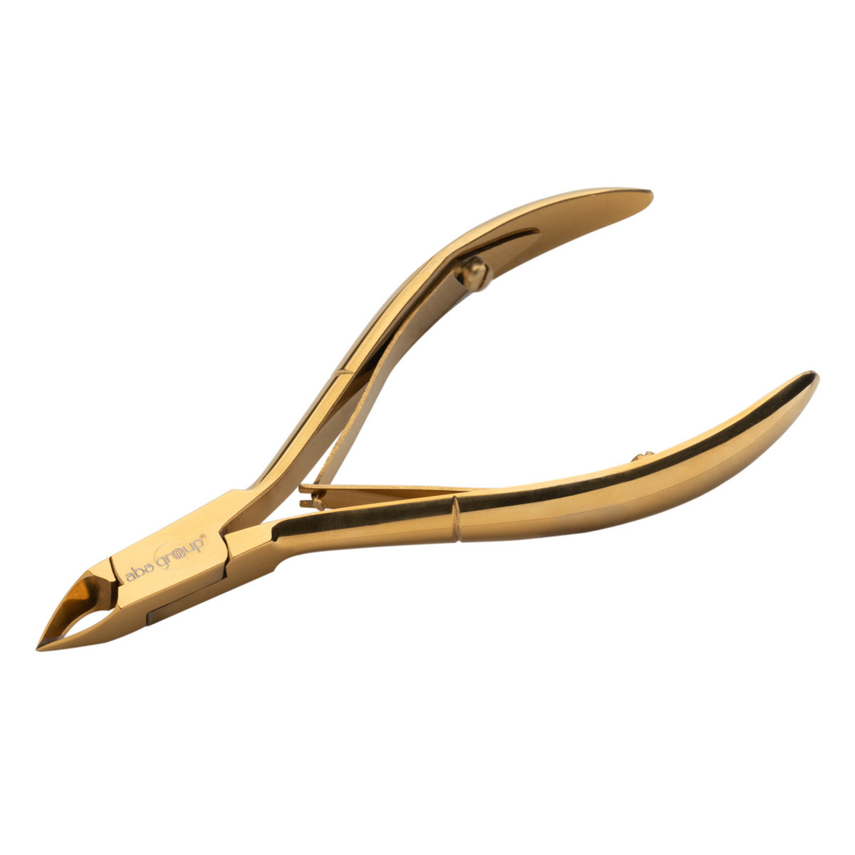 Aba Group cążki do skórek dwusprężynowe, złote, 3 mm, 1 szt.