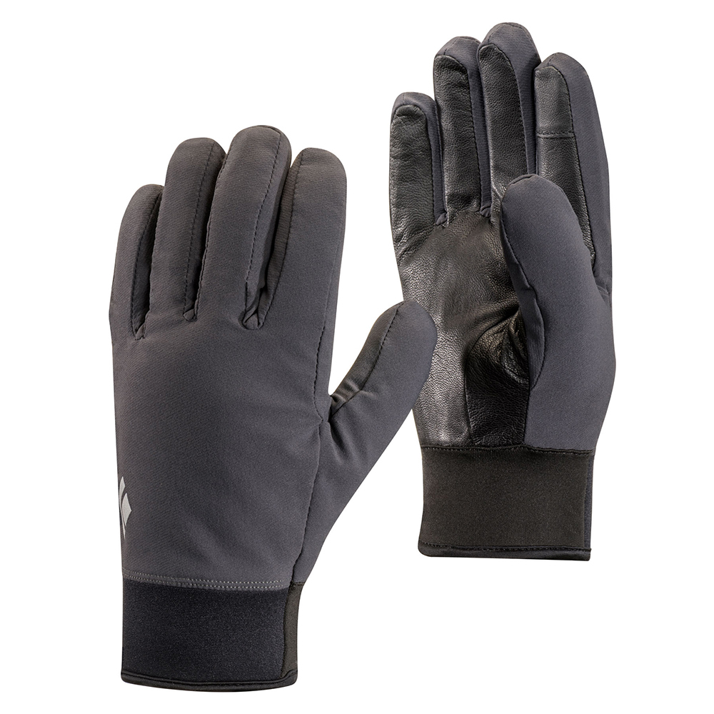 Rękawice Black Diamond Midweight Softshell Gloves smoke - XS