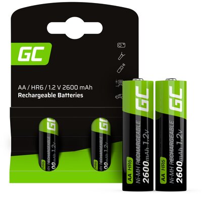 Akumulatorki AA 2600 mAh GREENCELL (2 szt.)