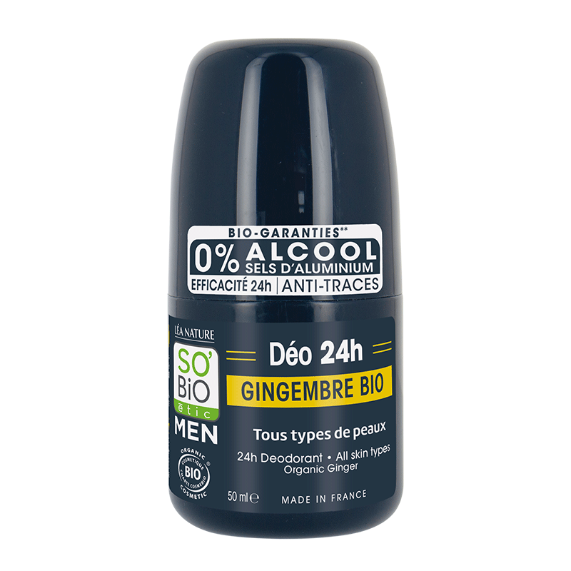 SO’BIO étic Men Déo 24 h dezodorant dla mężczyzn, 50 ml