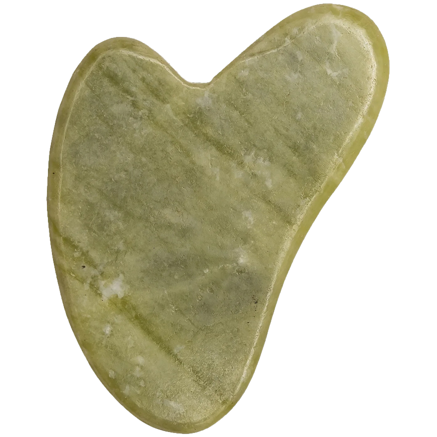 Purederm Jadeit kamień gua sha do masażu twarzy, 1 szt.