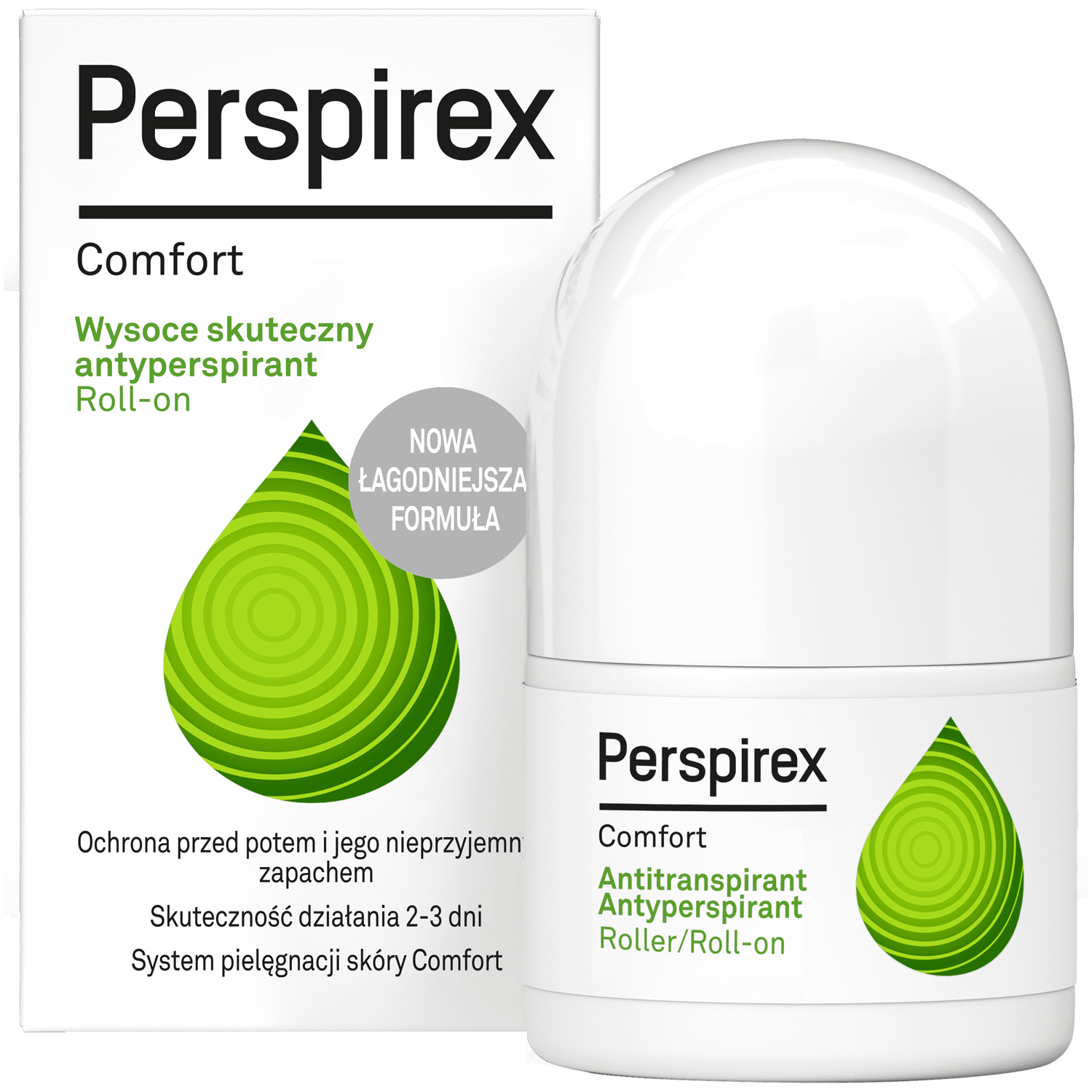 Perspirex Comfort antyperspirant w kulce, 20 ml
