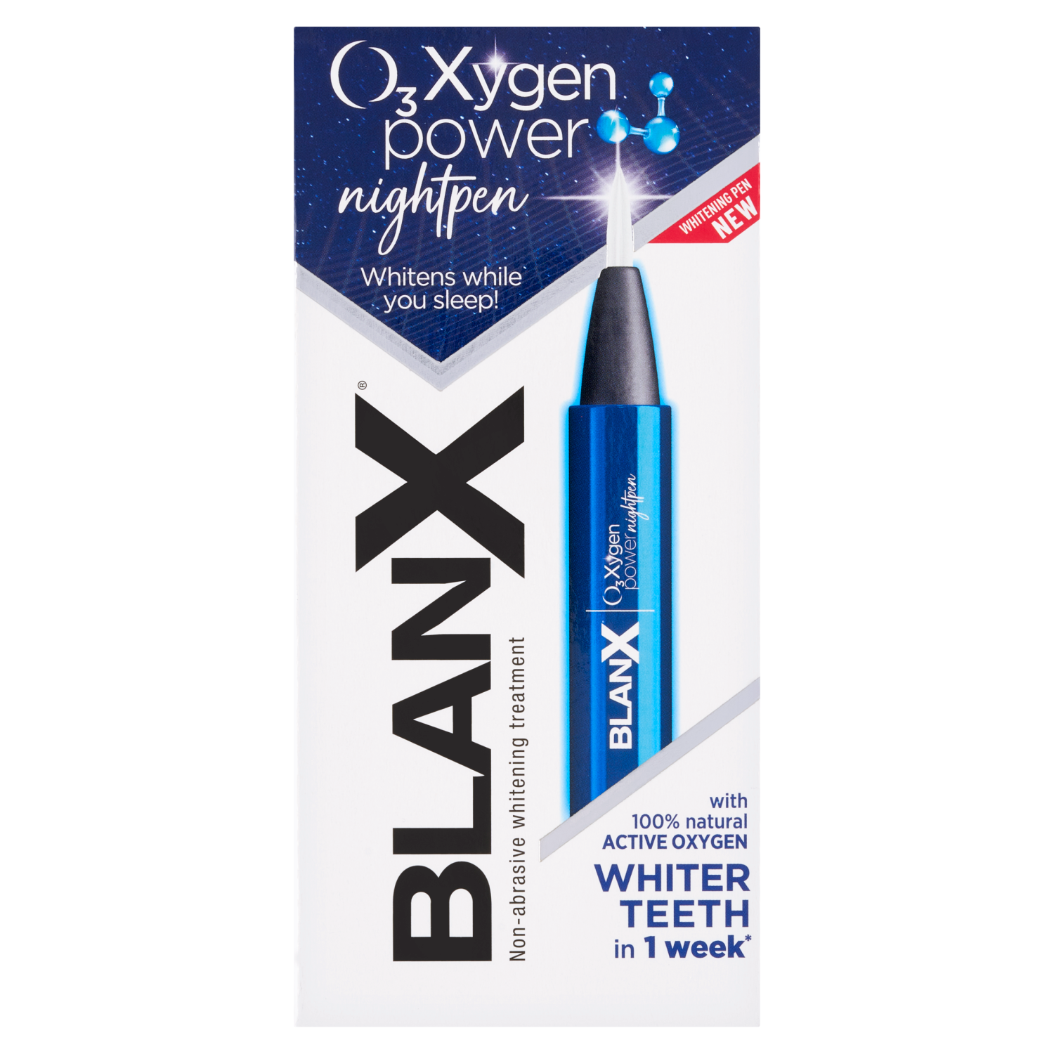 Blanx O3Xygen Power Nightpen kuracja wybielająca do zębów, 2,5 ml