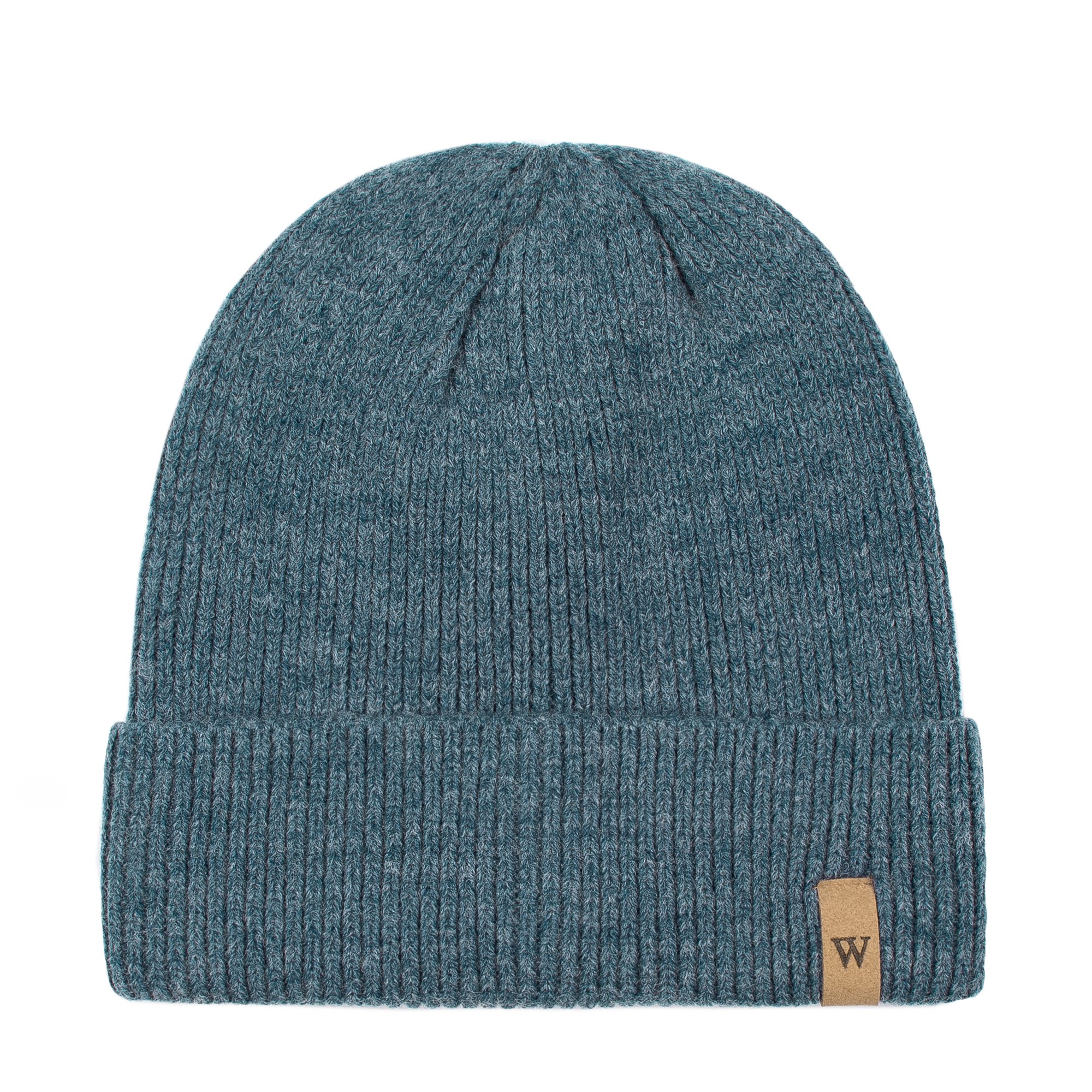 Męska czapka zimowa klasyczna ciemnoniebieska